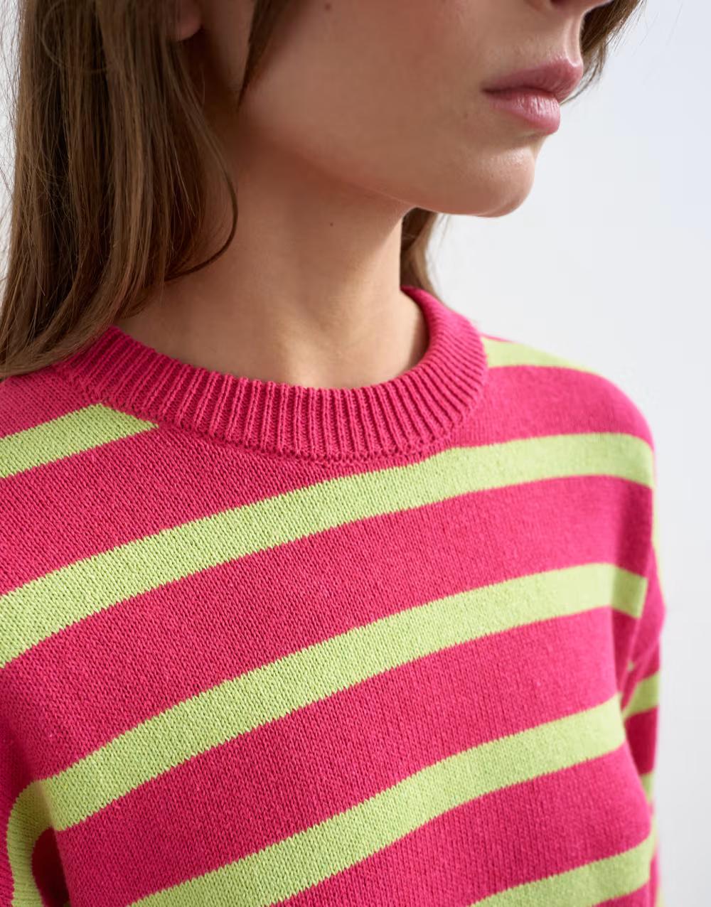 SWETER RĘKAW 3/4 paski