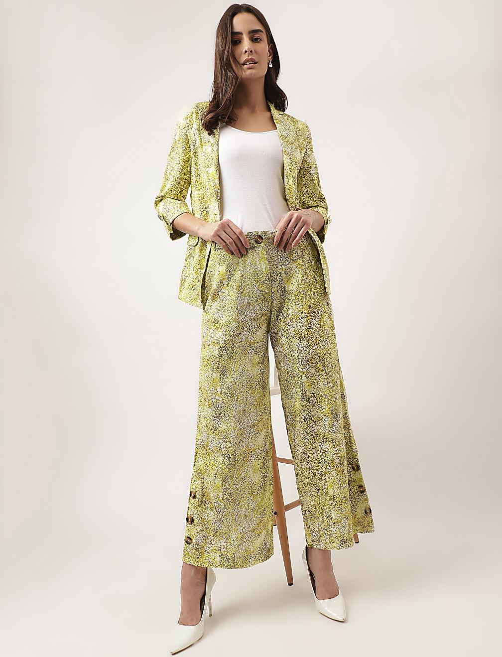 lniana marynarka print T59-6090K-J4