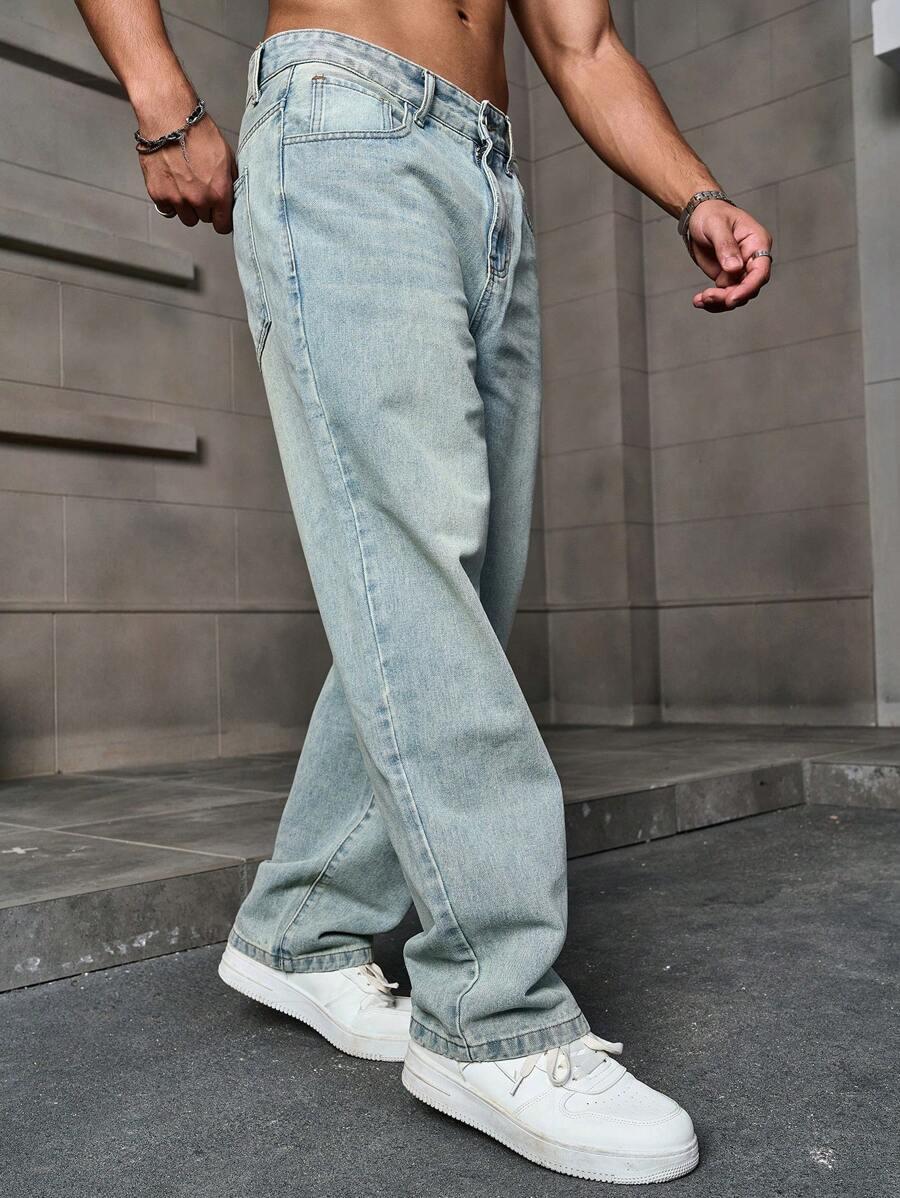 proste spodnie jeans