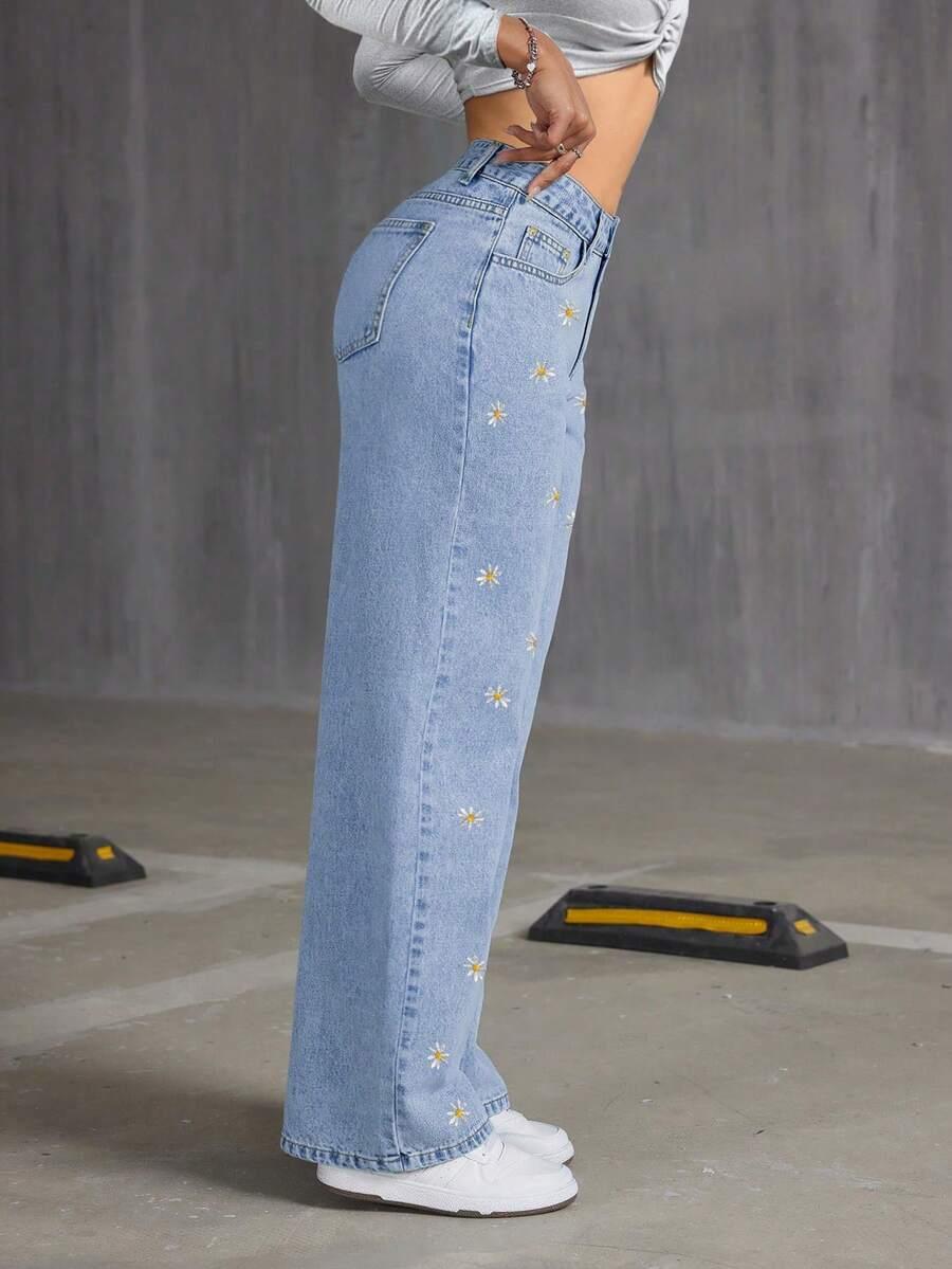 NIEBIESKIE SPODNIE JEANS