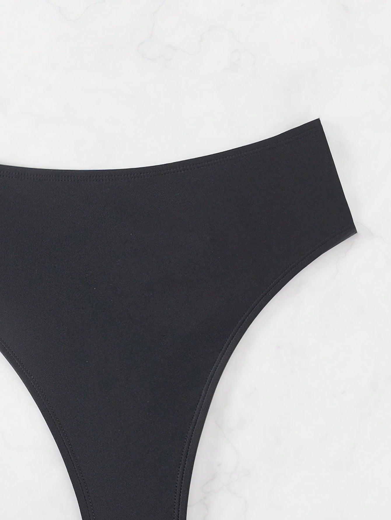 czarny DÓŁ OD BIKINI