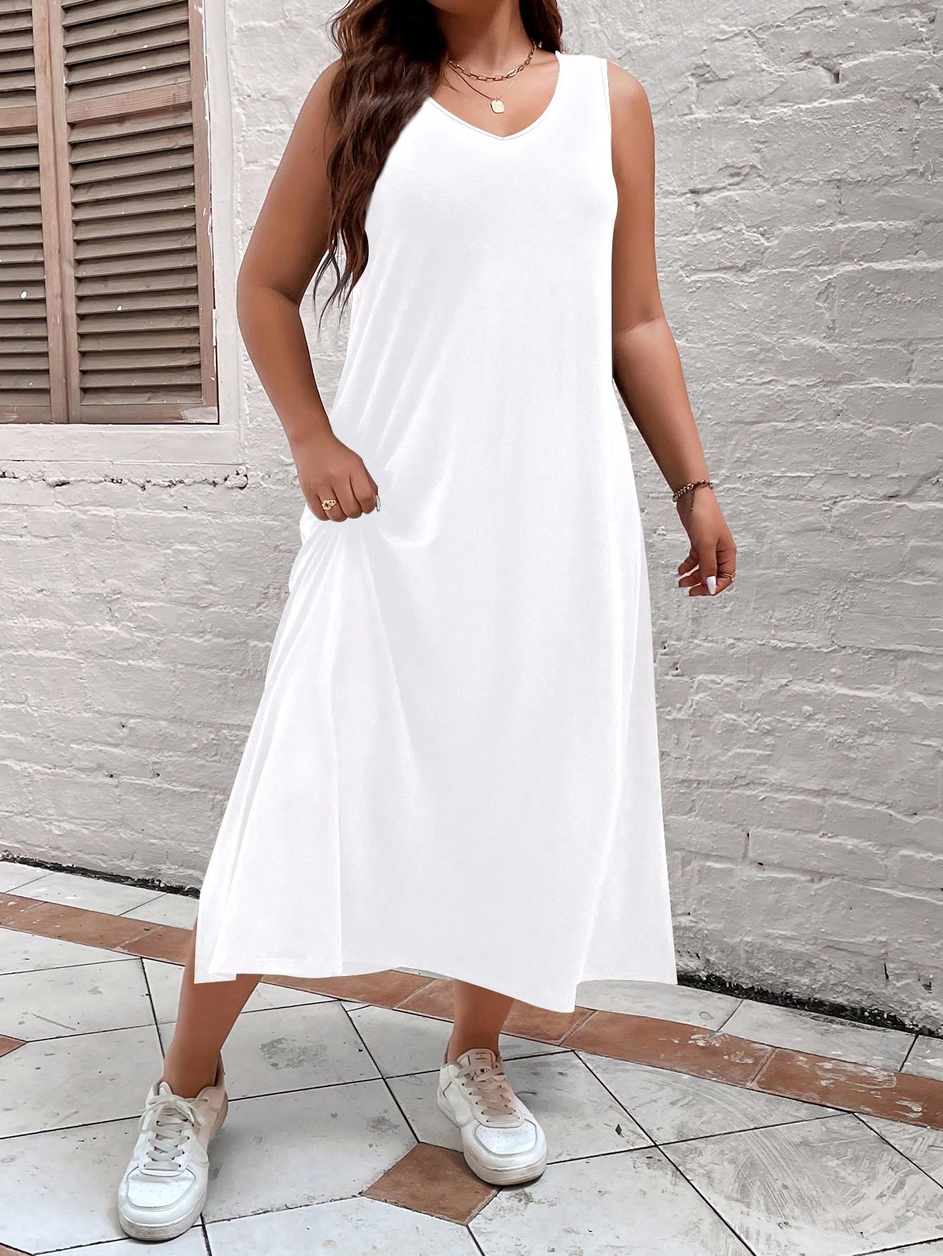 czarna sukienka v neck rozcięcia