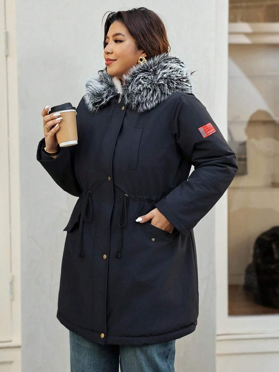 CZARNA KURTKA KAPTUR