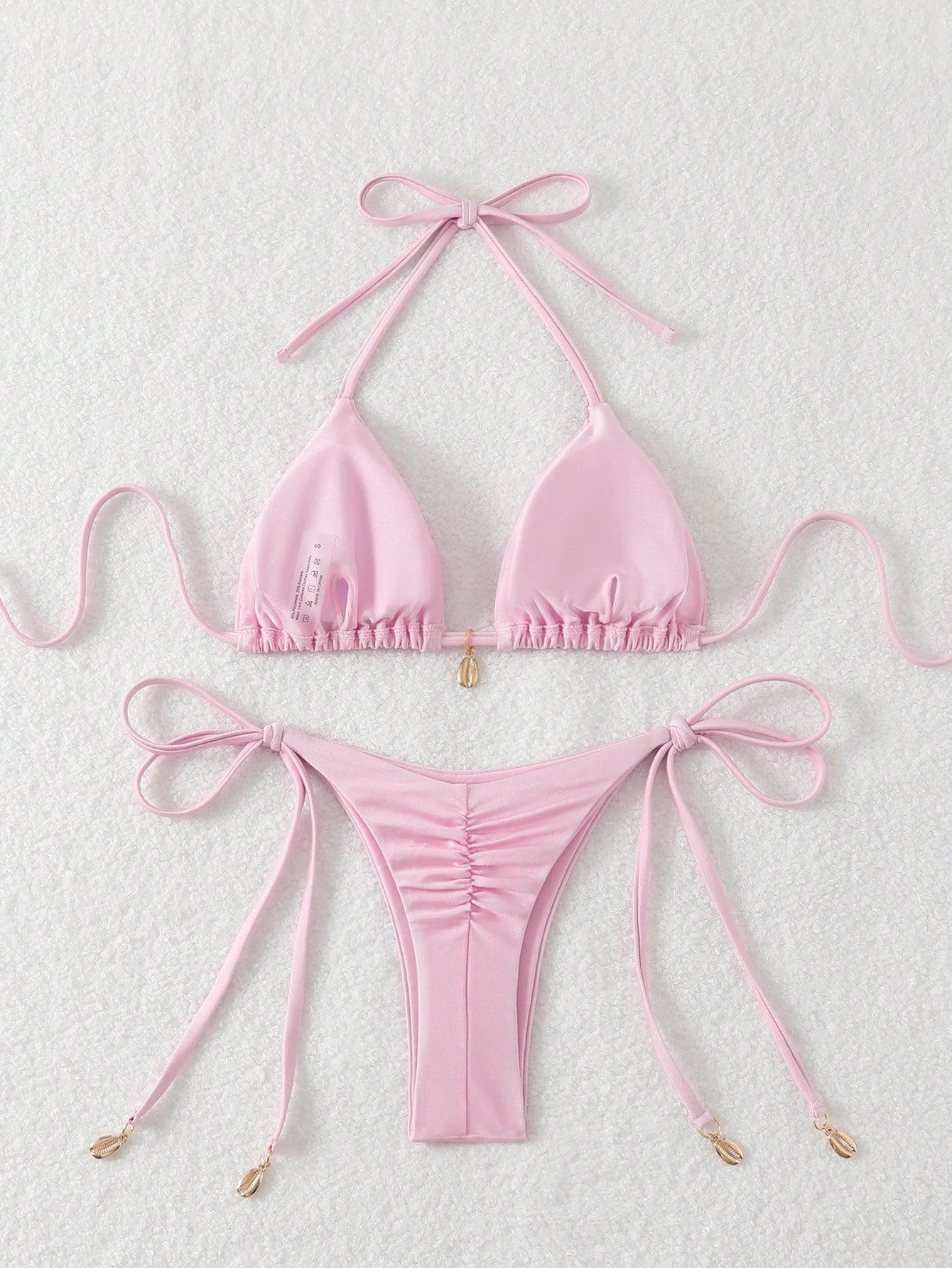 RÓŻOWY DÓŁ OD BIKINI 