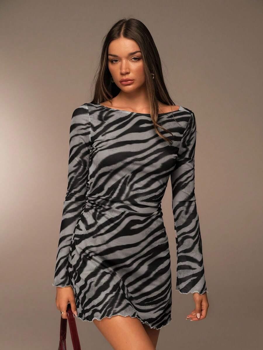 SUKIENKA ANIMAL PRINT