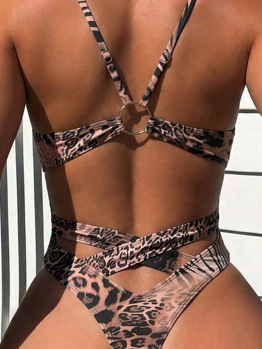 JEDNOCZĘŚCIOWY STRÓJ KĄPIELOWY ANIMAL PRINT