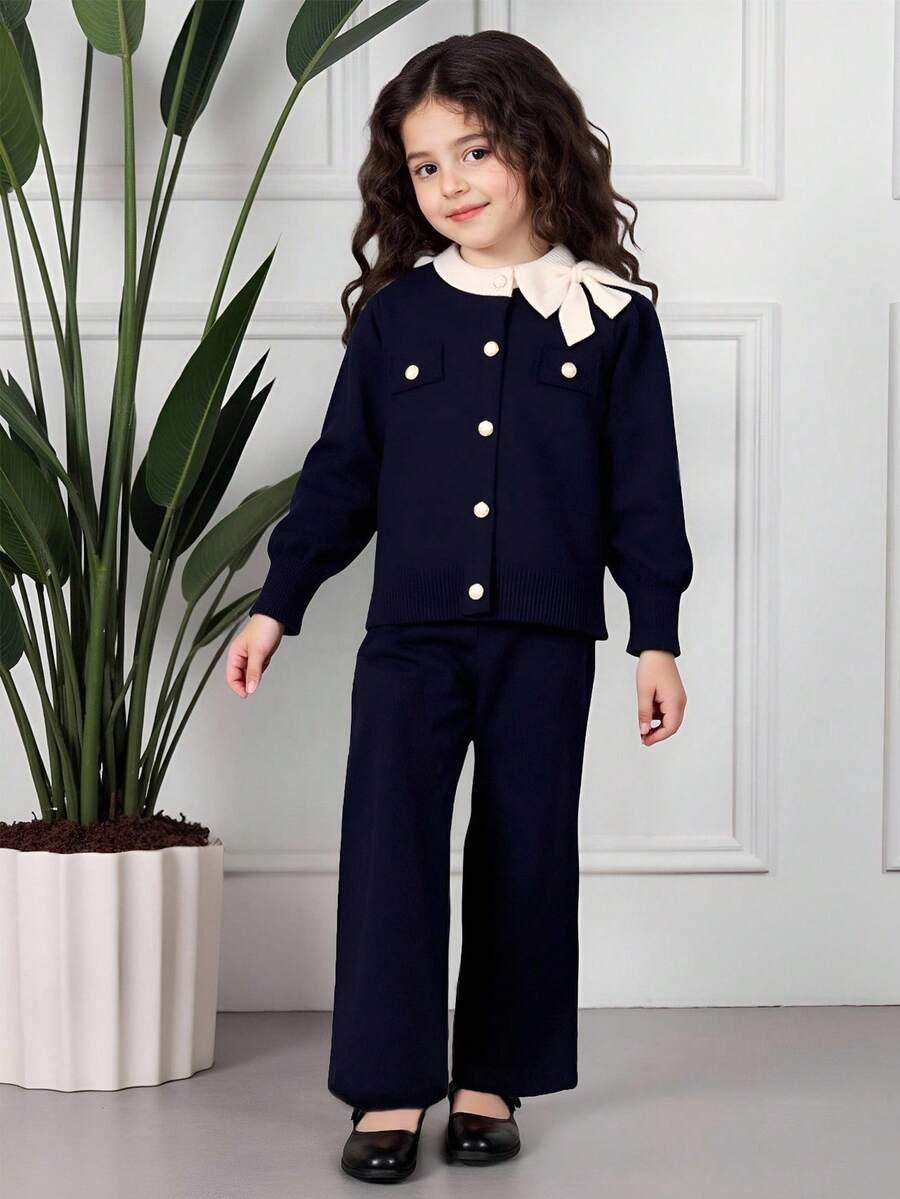 SWETER SPODNIE KOMPLET