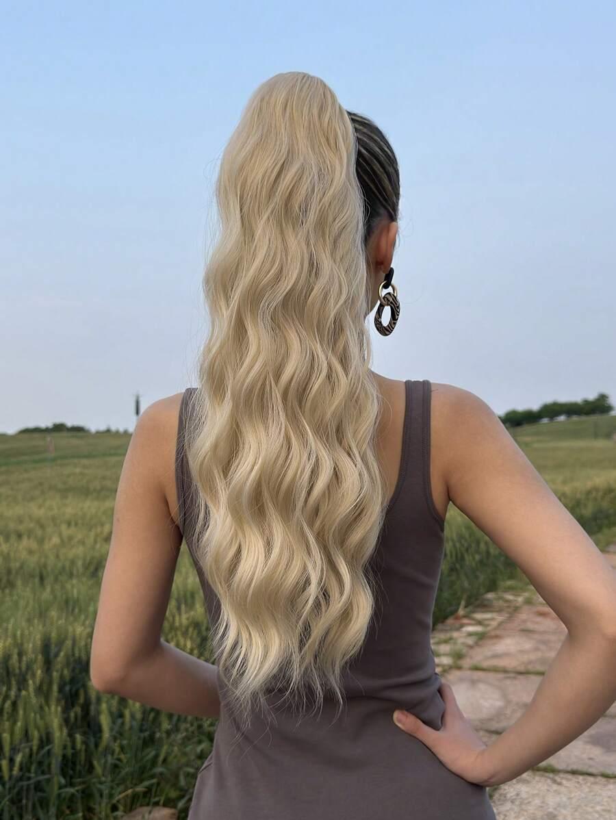 BLOND KUCYK WŁOSY SYNTETYCZNE