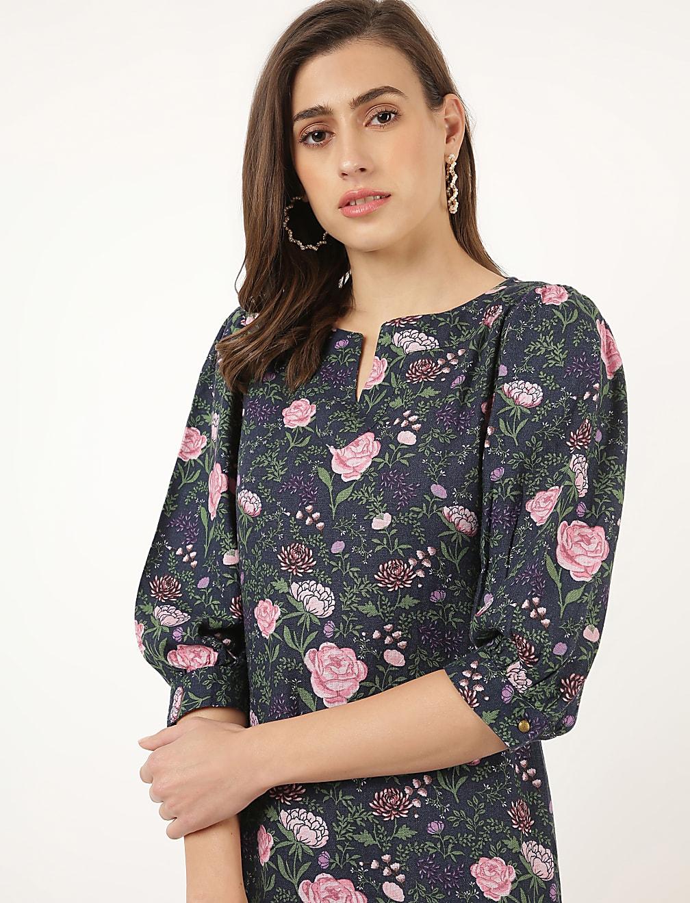 SUKIENKA W KWIATY T52-2133K-ZZ