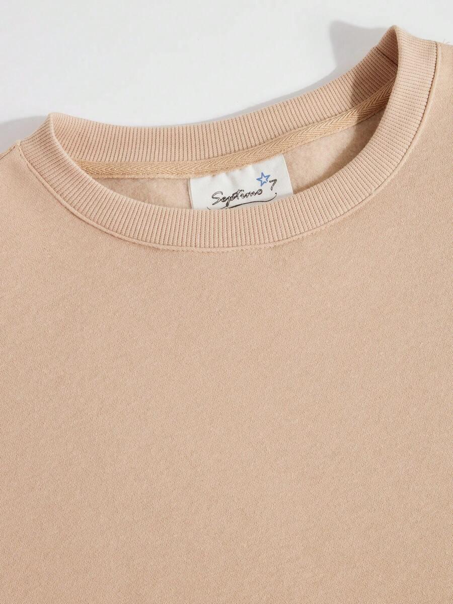 BEŻOWA BLUZA BASIC 