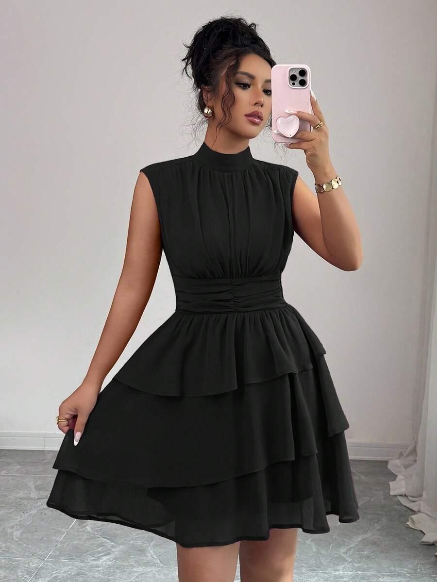 czarna mini sukienka 