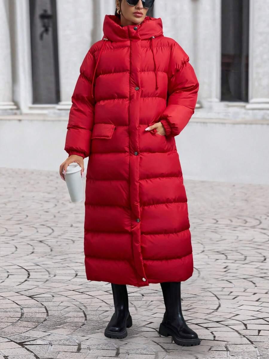 CZERWONA PIKOWANA KURTKA