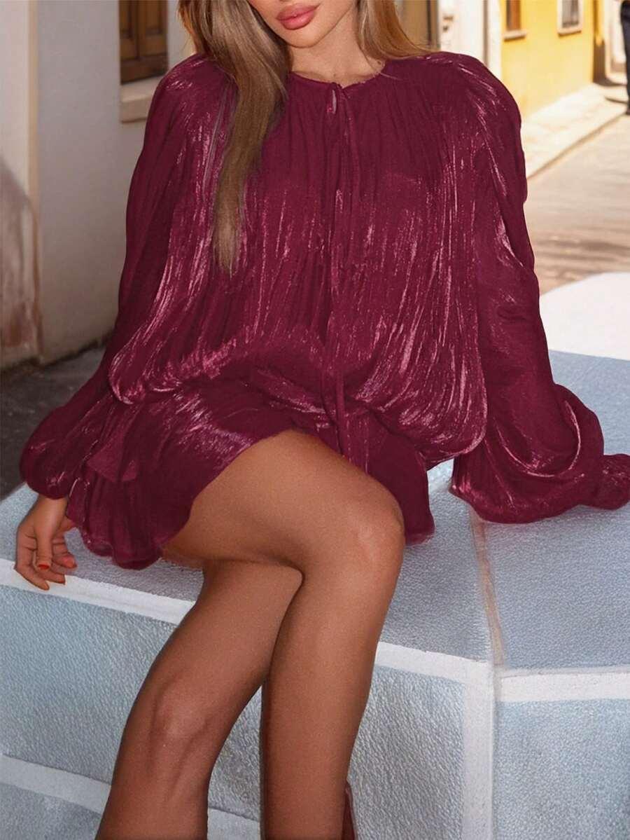 CZERWONA MINI SUKIENKA