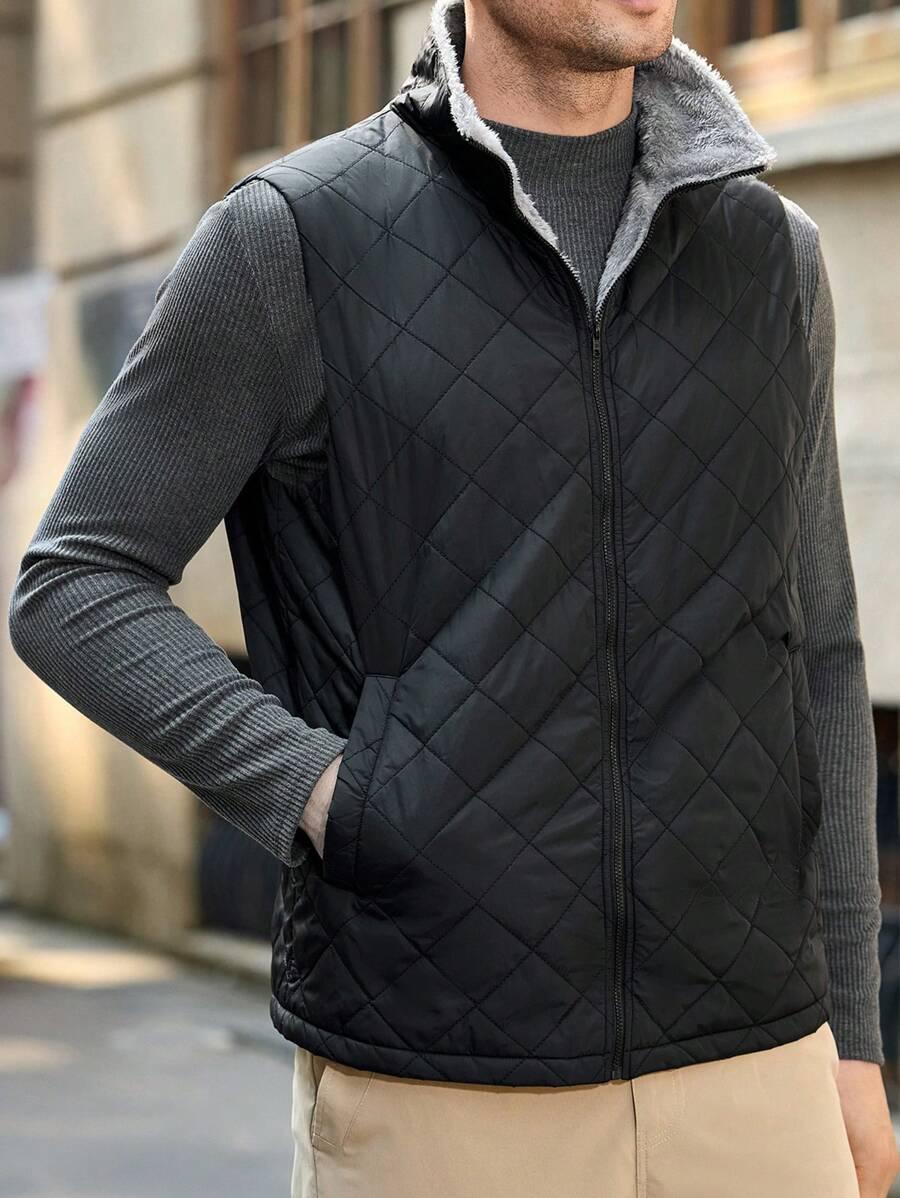 KAMIZELKA MĘSKA CASUAL OCIEPLANA 