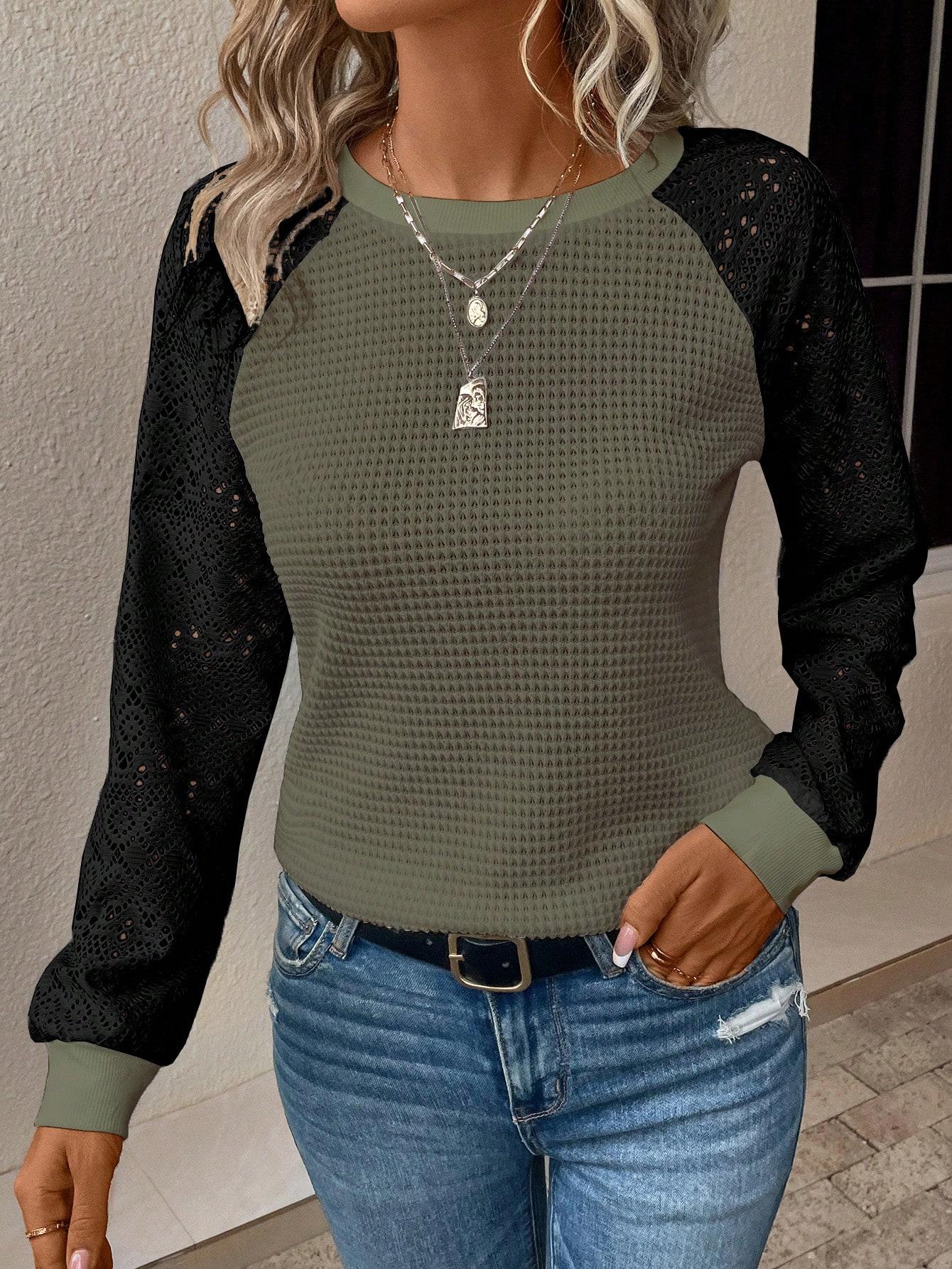 BLUZKA KONTRAST CASUAL