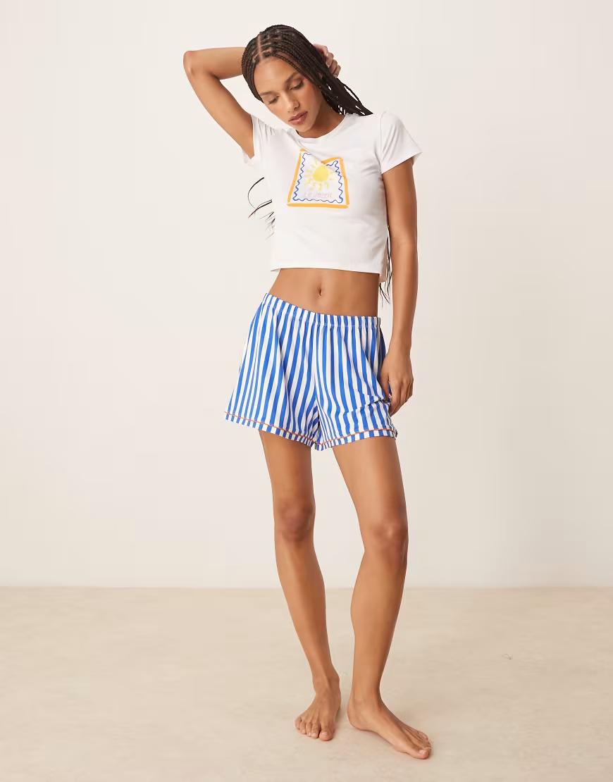 BIAŁY T-SHIRT PRINT