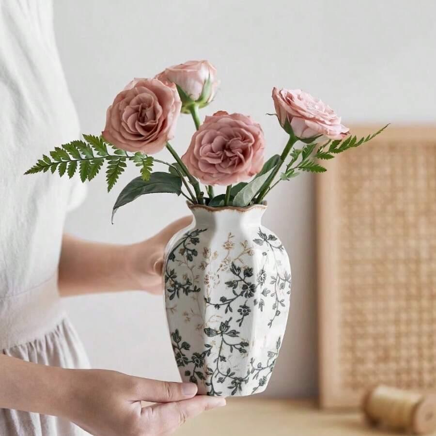 kolorowy CERAMICZNY WAZON