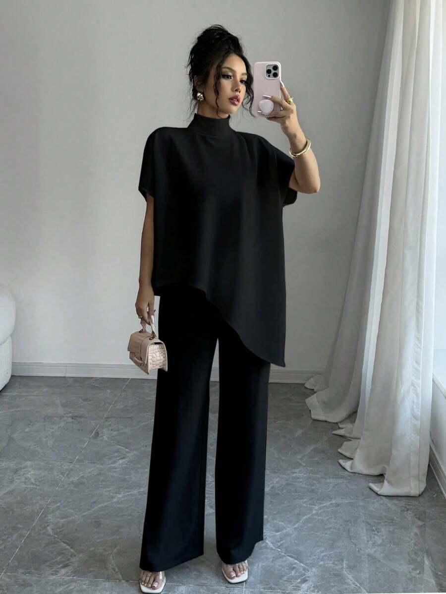 CZARNE SPODNIE CASUAL