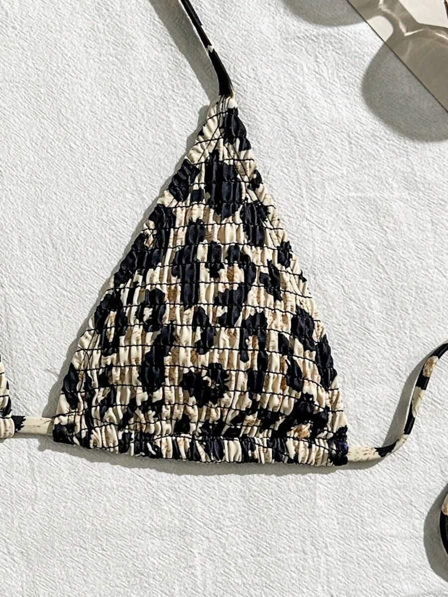 Góra od bikini animal print