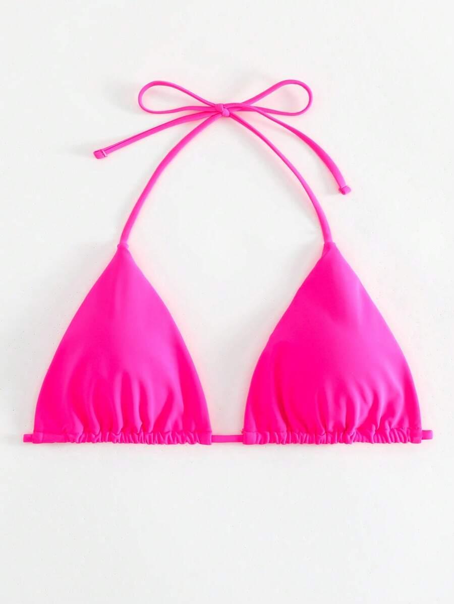 różowa góra od bikini