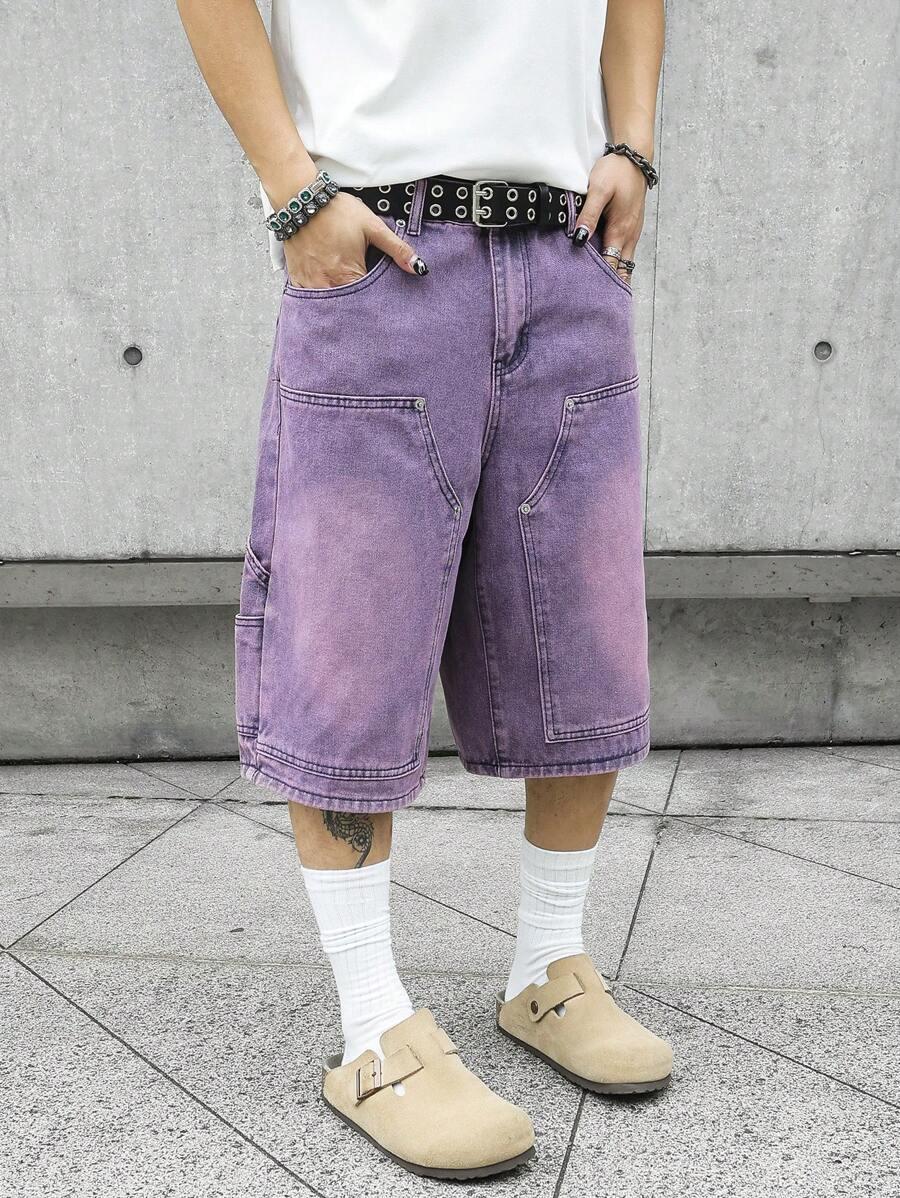 krótkie spodenki jeans