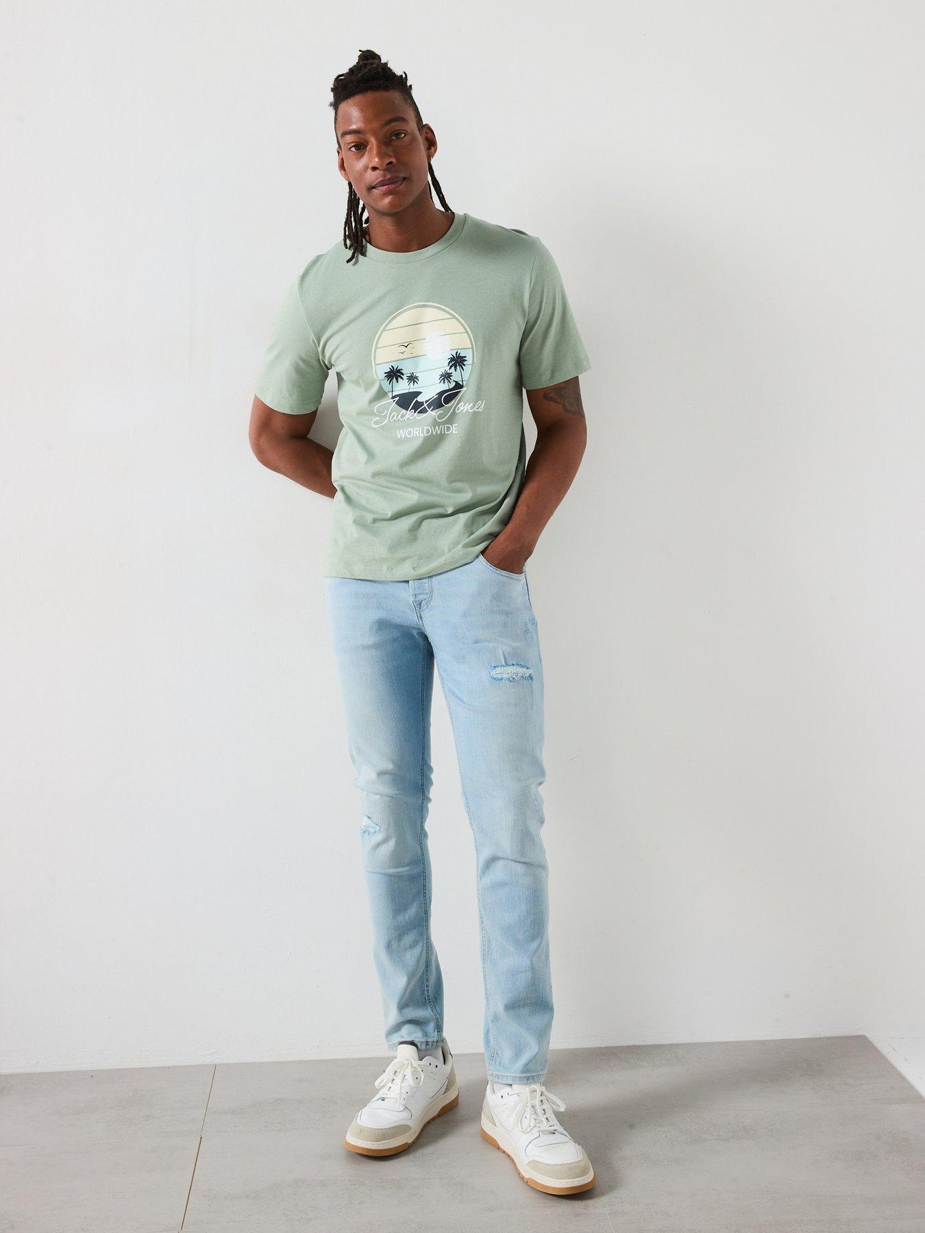 JACK&JONES JEANSY MĘSKIE SLIM FIT