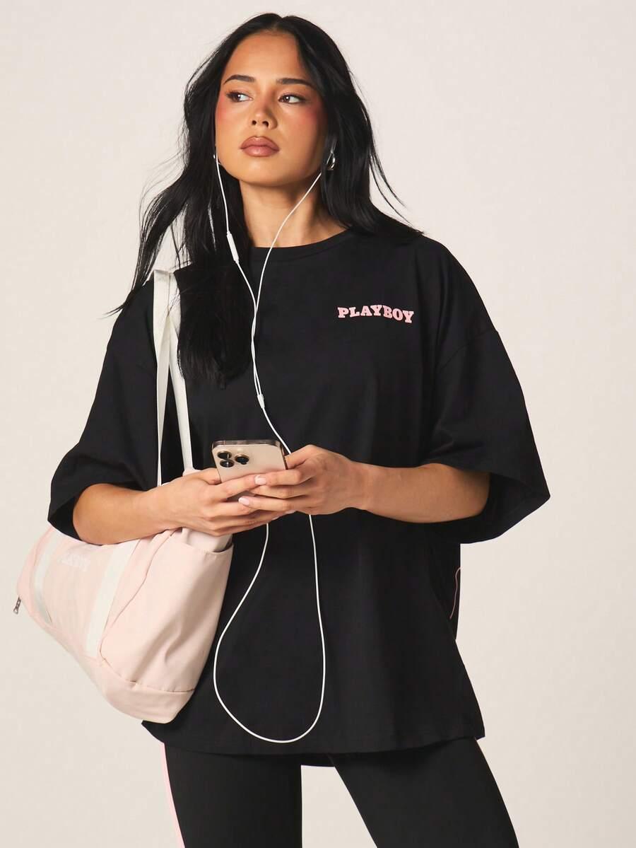 T-SHIRT DAMSKI OVERSIZE