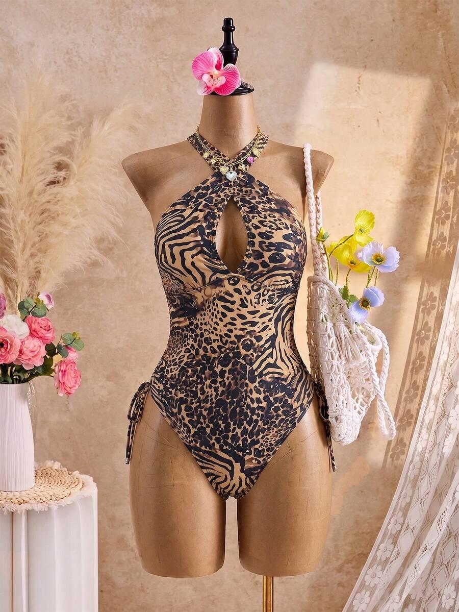JEDNOCZĘŚCIOWY STRÓJ KĄPIELOWY ANIMAL PRINT