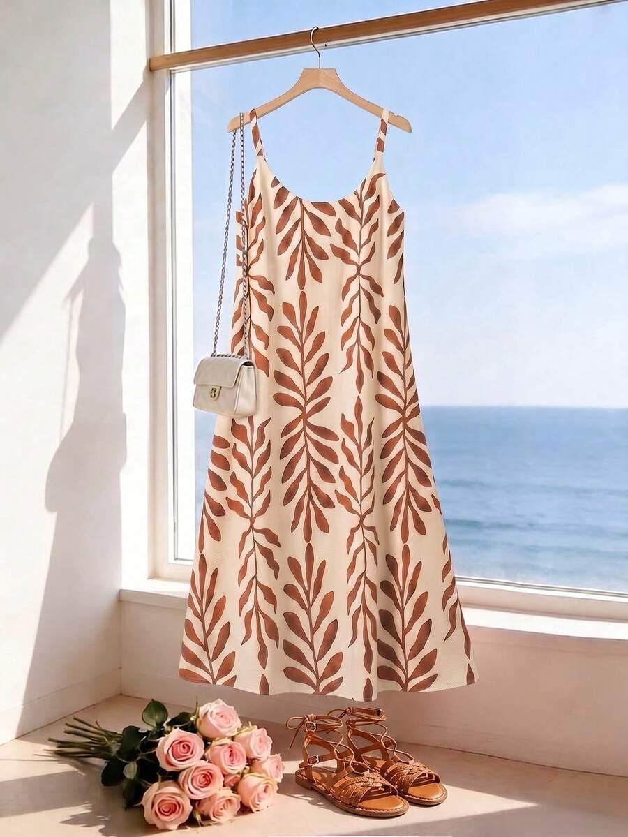 sukienka maxi print