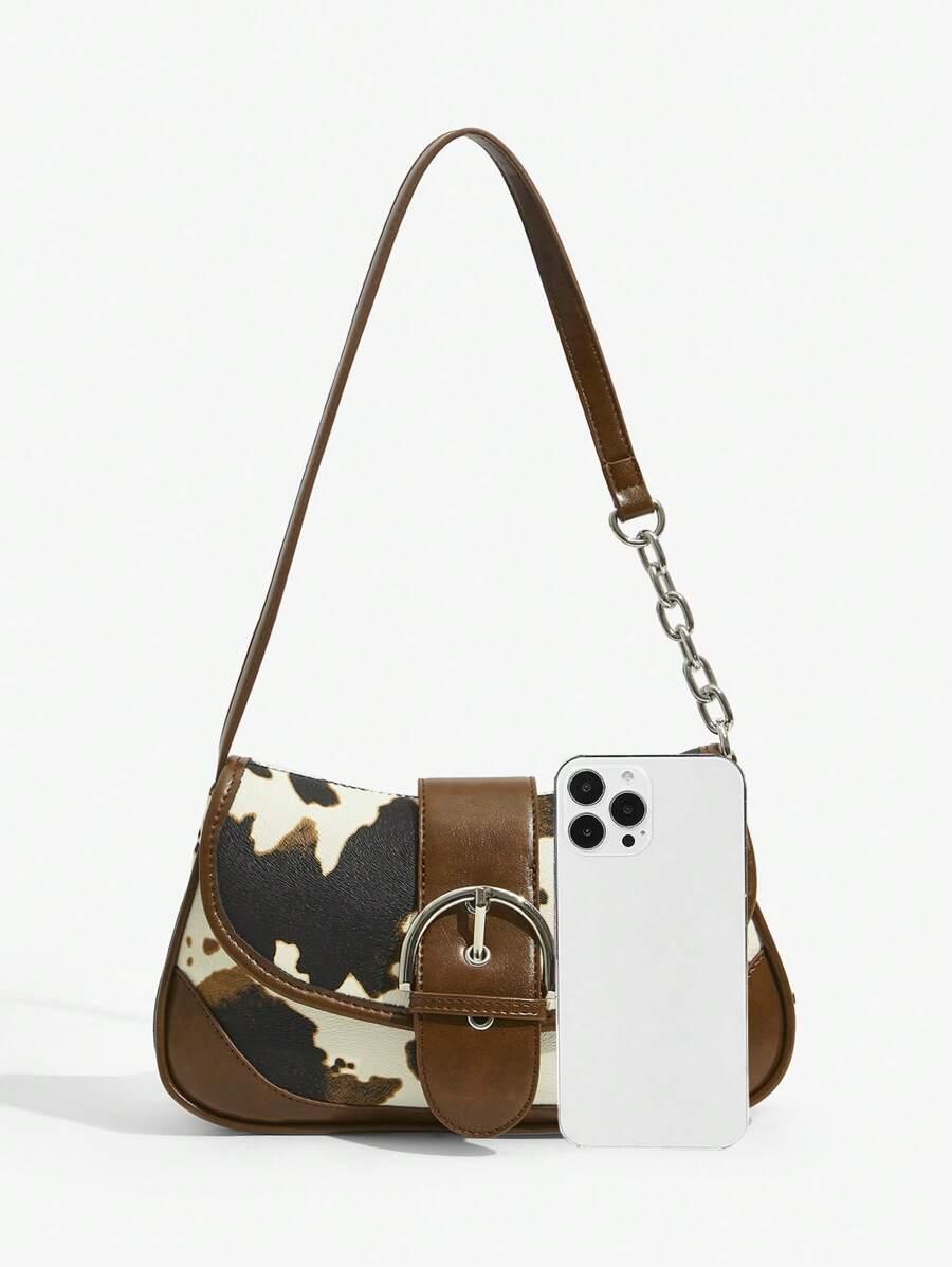 klasyczna torebka animal print 