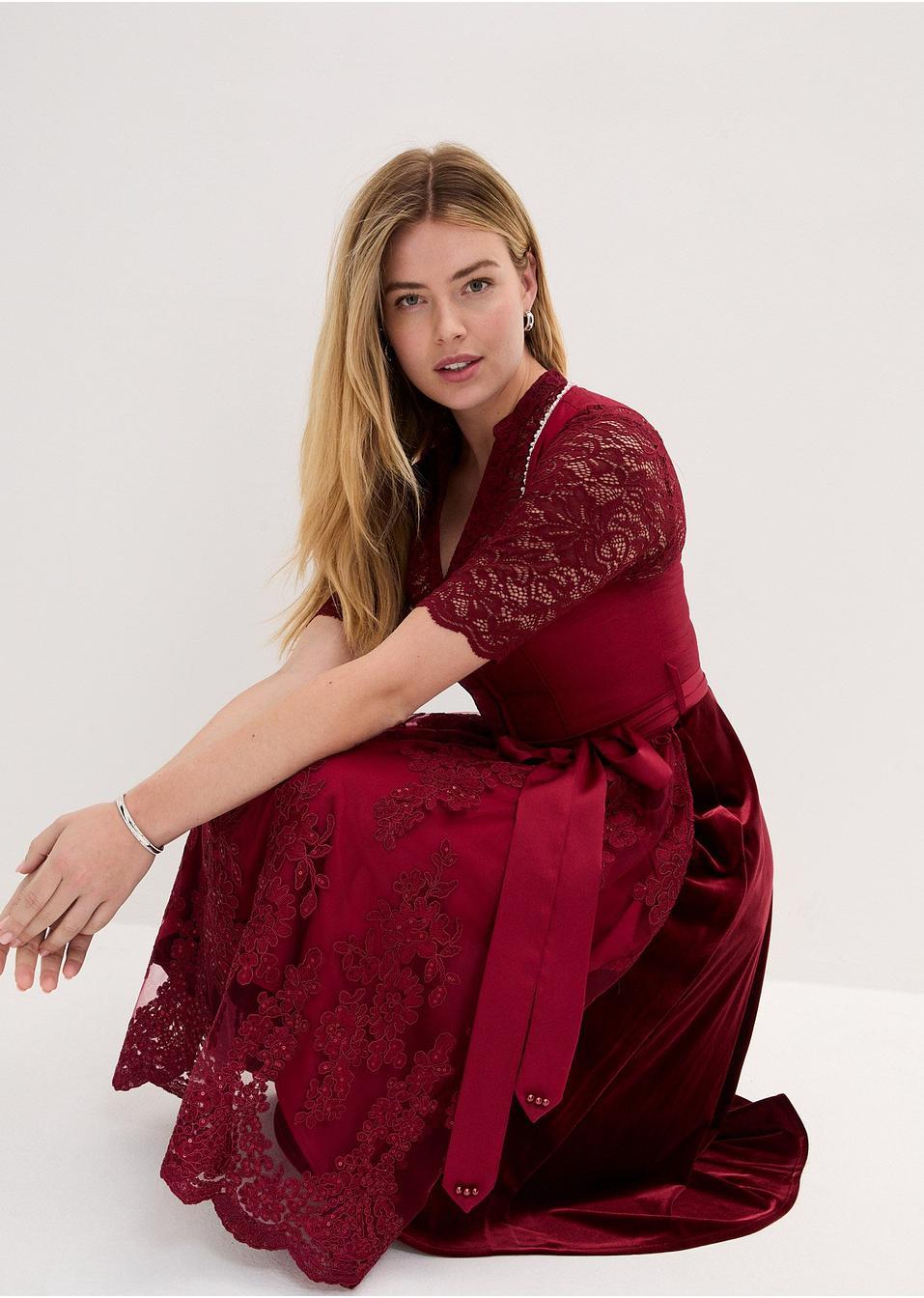 koronkowy top v-neck 