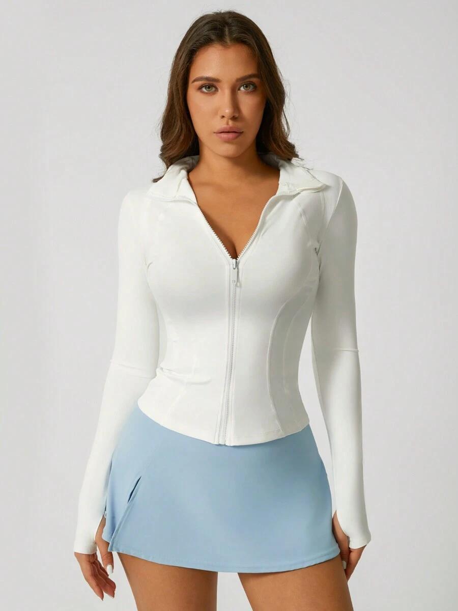 biała bluza sportowa