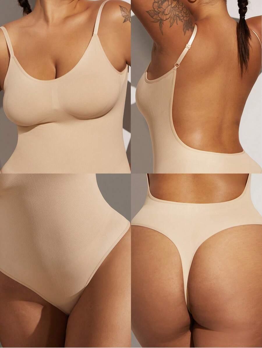 beżowe modelujące body