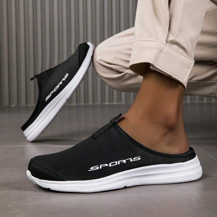 CZARNE SIATECZKOWE BUTY SPORTOWE