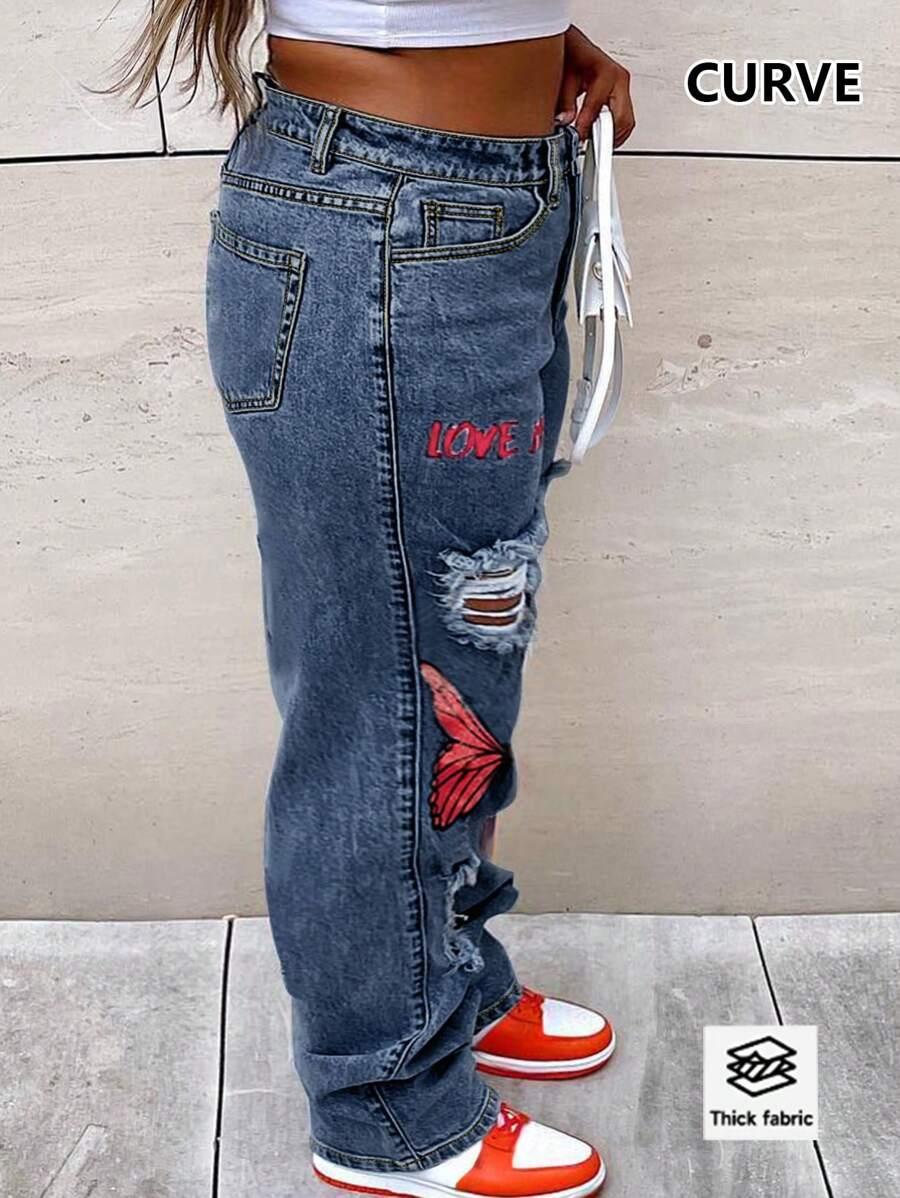 NIEBIESKIE SPODNIE JEANS