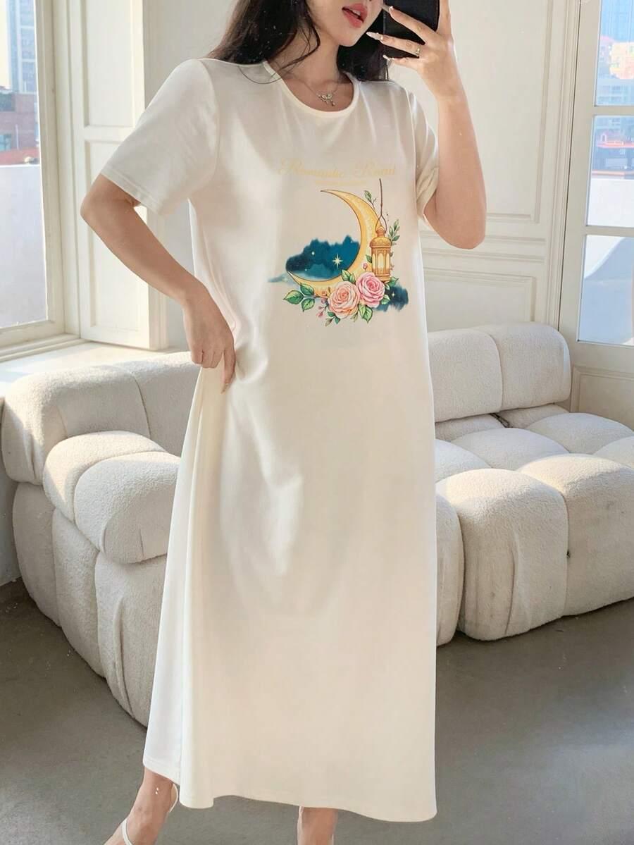 maxi sukienka print