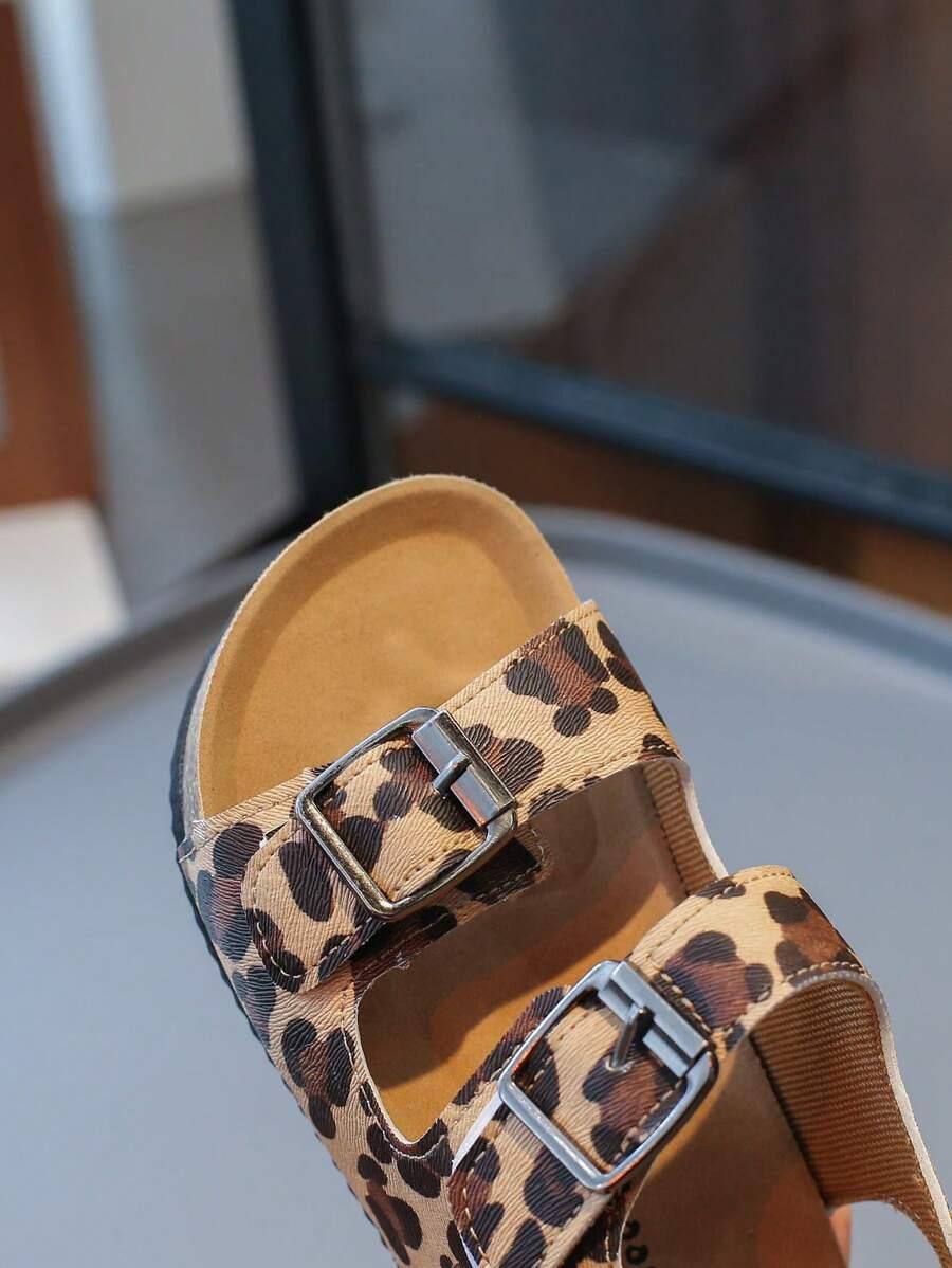 SANDAŁY ANIMAL PRINT sprzączki