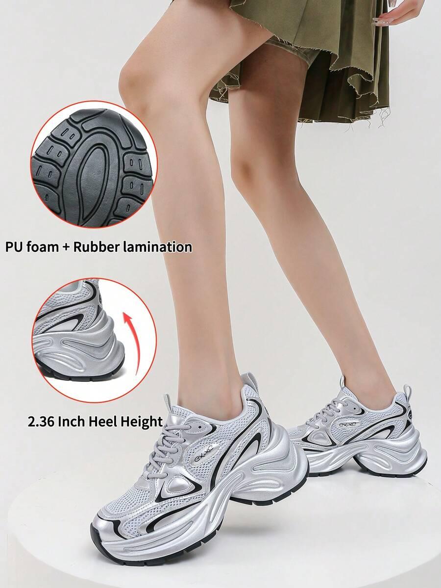 srebrne buty sportowe
