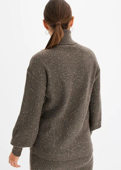 SWETER Z CEKINAMI