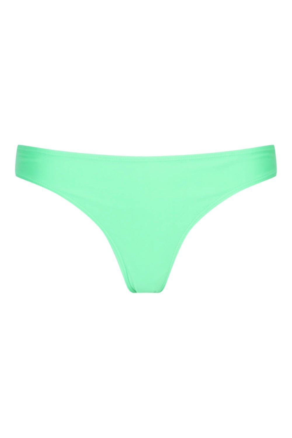 zielony dół od bikini