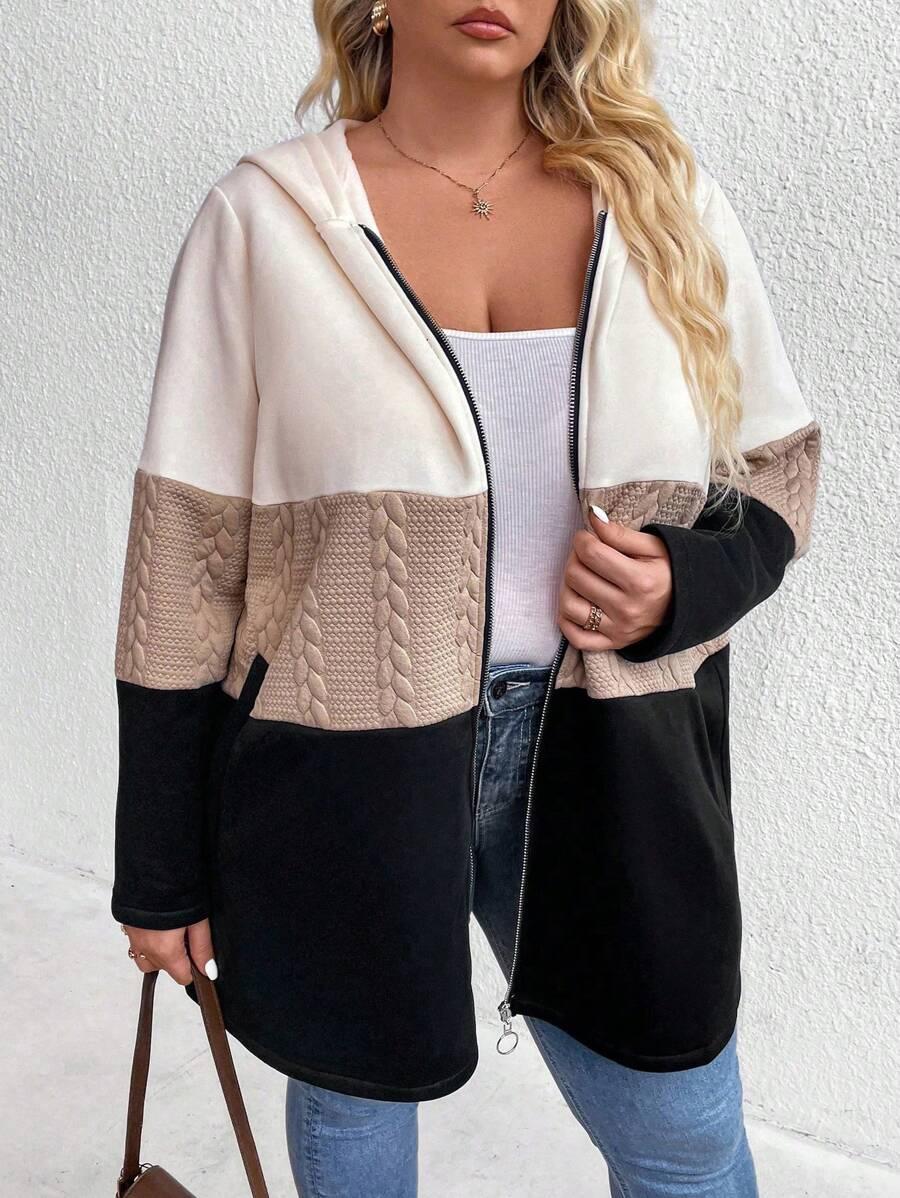 BLUZA ZAMEK KAPTUR