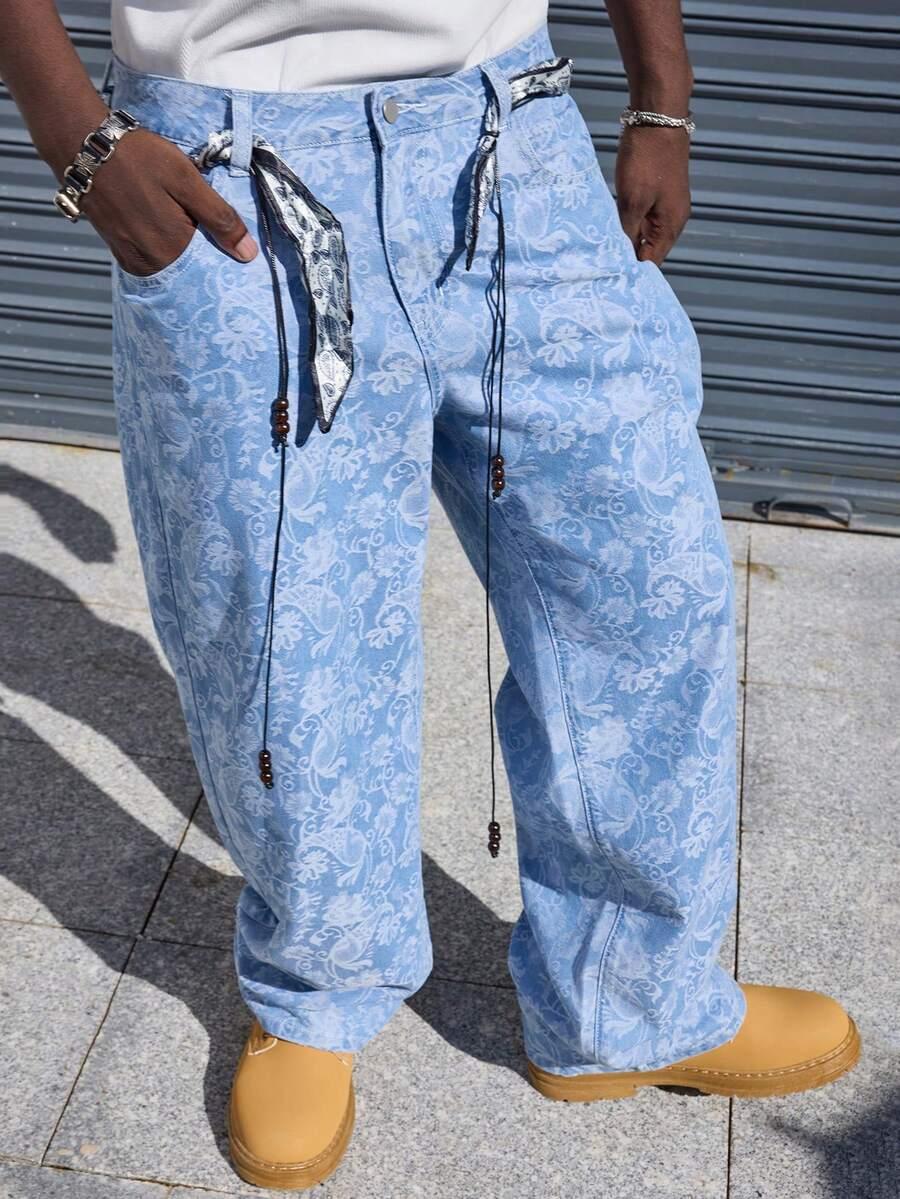 MĘSKIE JEANSY CASUAL WZÓR