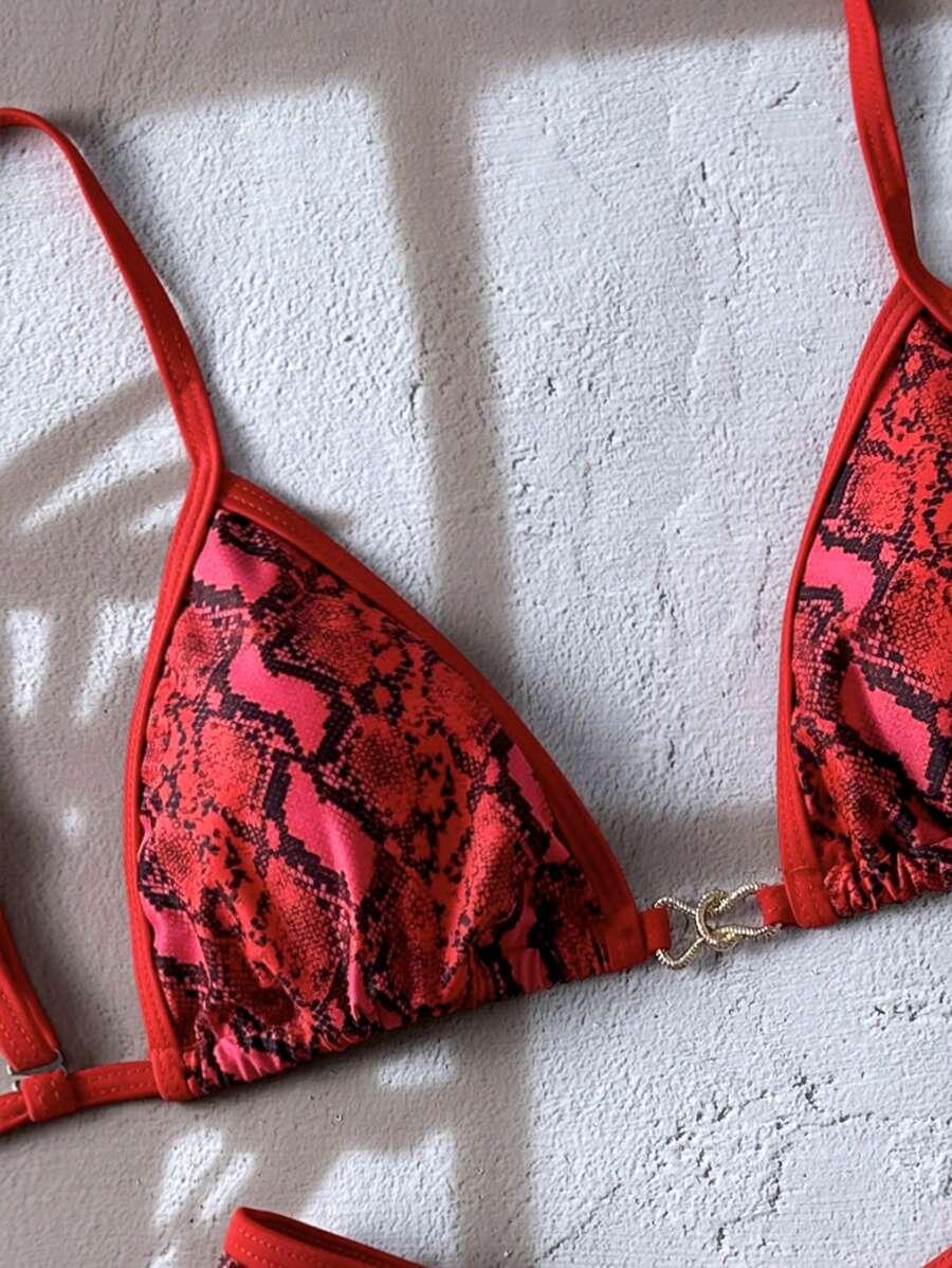 DWUCZĘŚCIOWY STRÓJ KĄPIELOWY ANIMAL PRINT