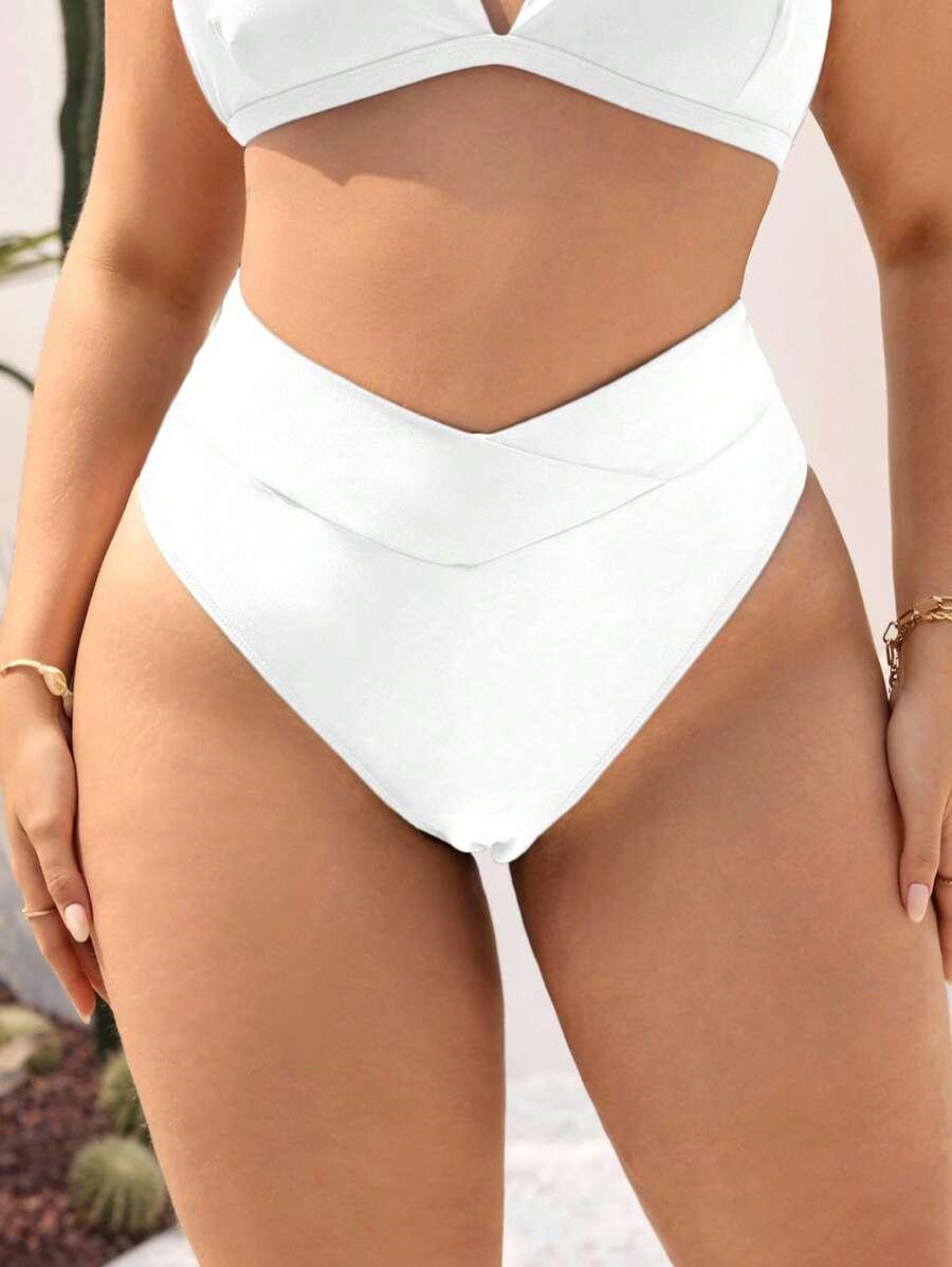 BIAŁY DÓŁ OD BIKINI 