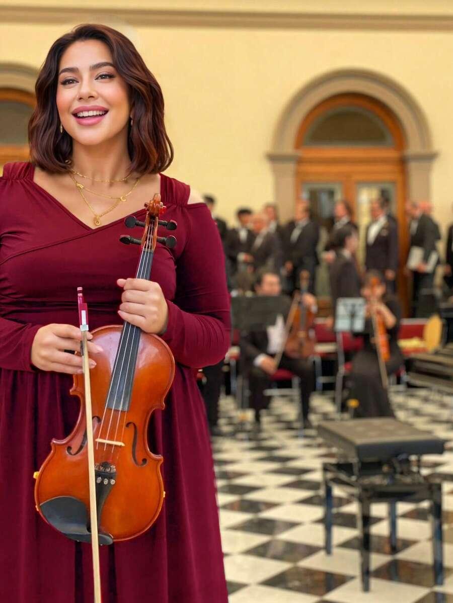 CZERWONA MAXI SUKIENKA