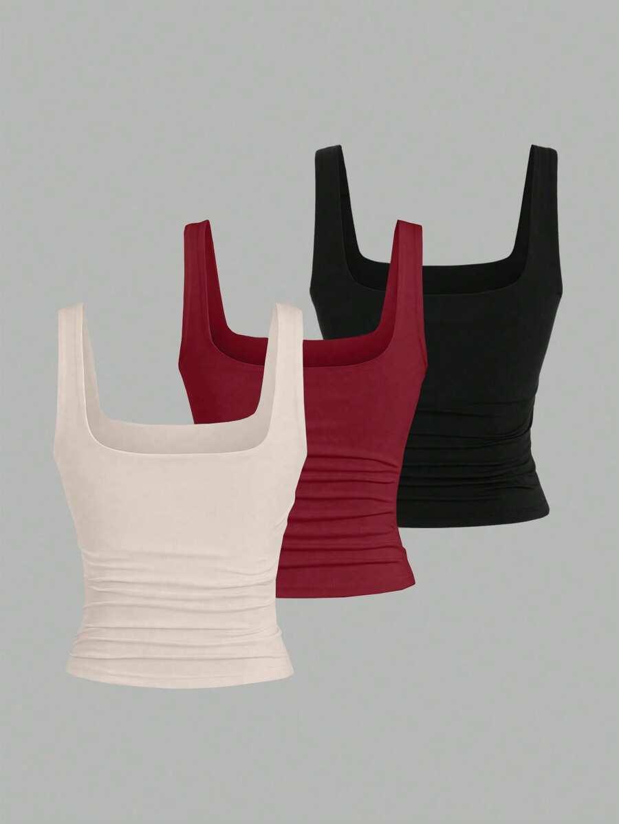 gładki top 3-pack