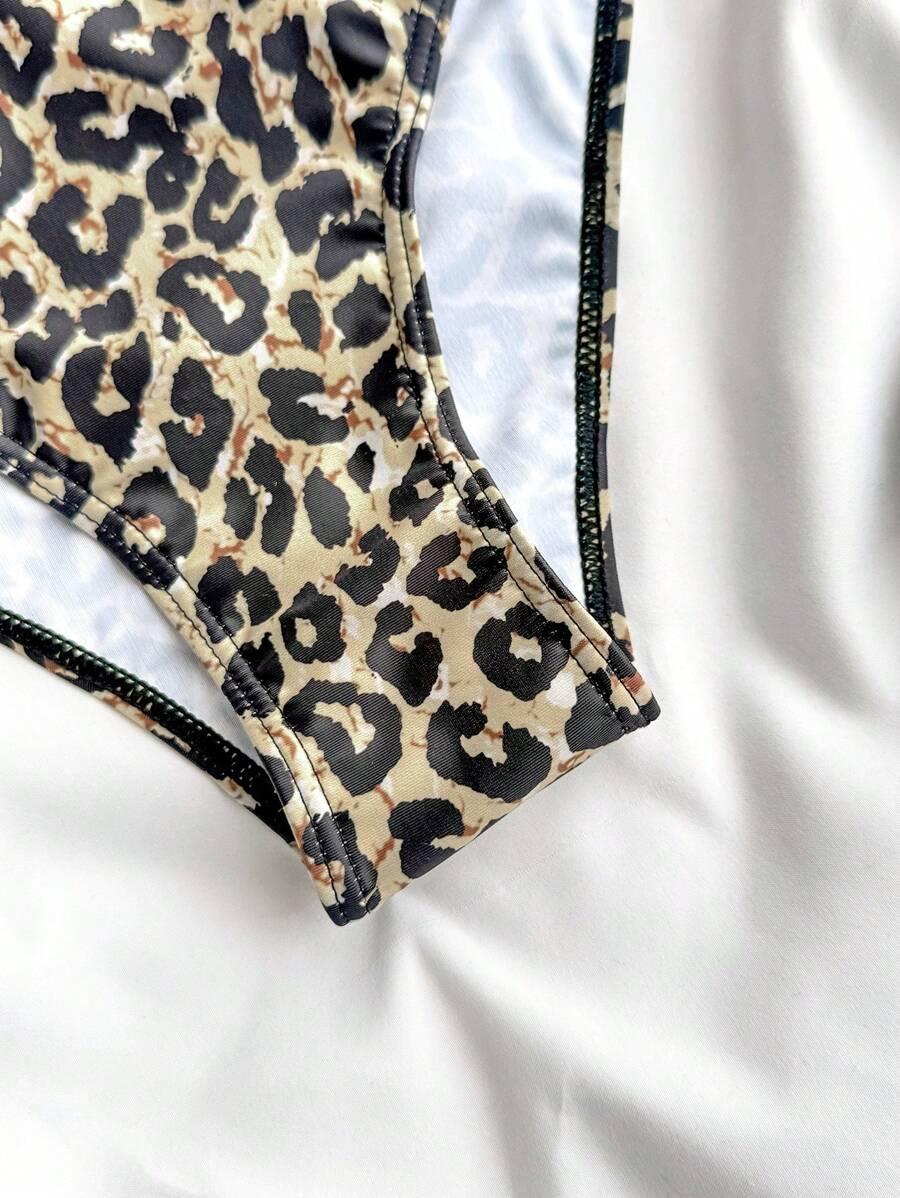 DWUCZĘŚCIOWY STRÓJ KĄPIELOWY ANIMAL PRINT