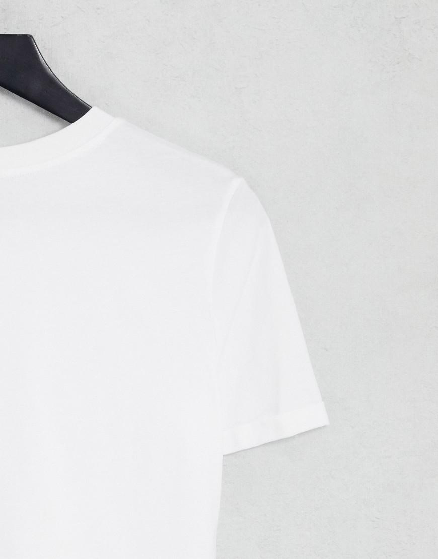 BIAŁY T-SHIRT CASUAL