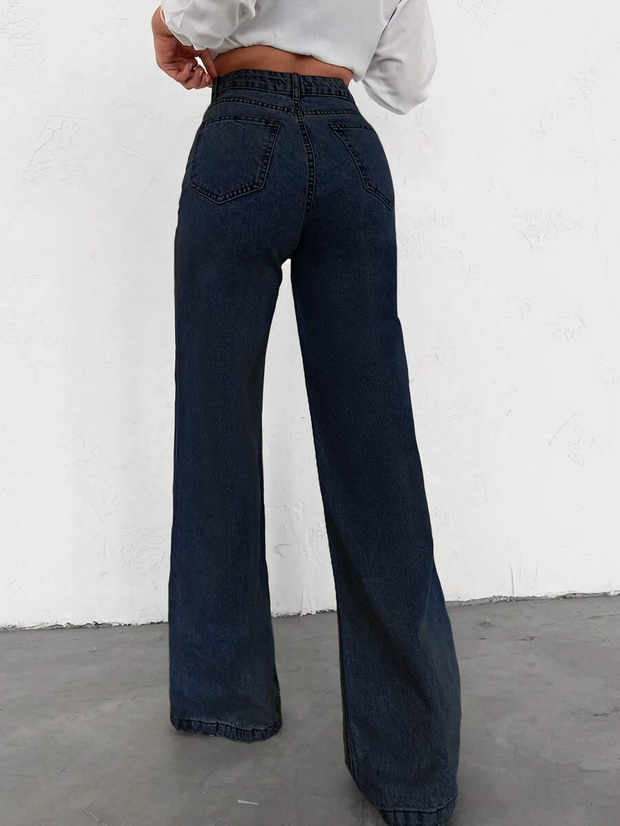 SPODNIE JEANS SZEROKIE NOGAWKI