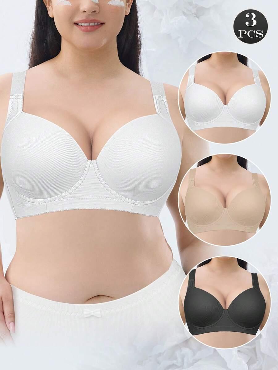 biustonosz push up 3-pack